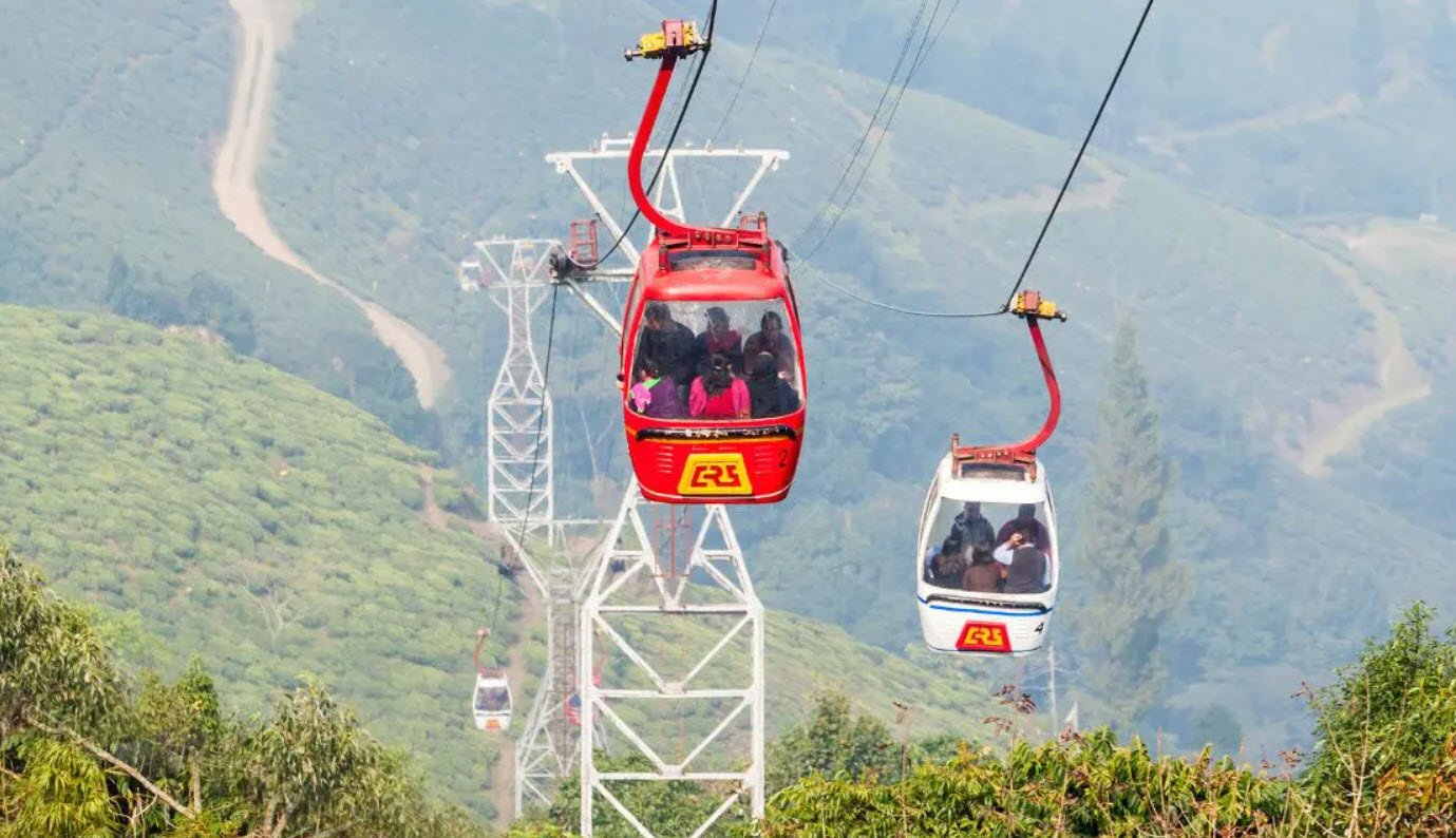 Rope Way, East Sikkim, Sikkim - Vushii.com